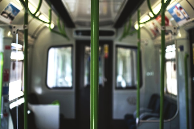 Interieur van de trein