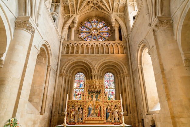 Interieur van de Universiteitskerk van St. Mary the Virgin.