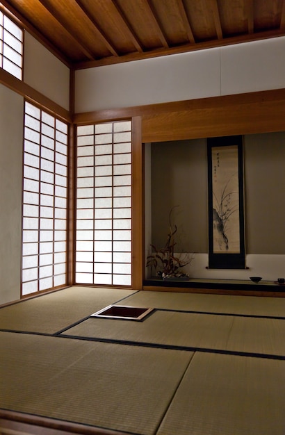 Interieur van een Japanse kamer. Elke details zijn origineel!