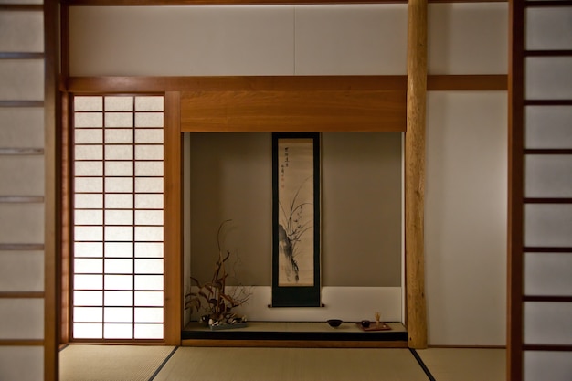 Interieur van een japanse kamer. elke details zijn origineel!