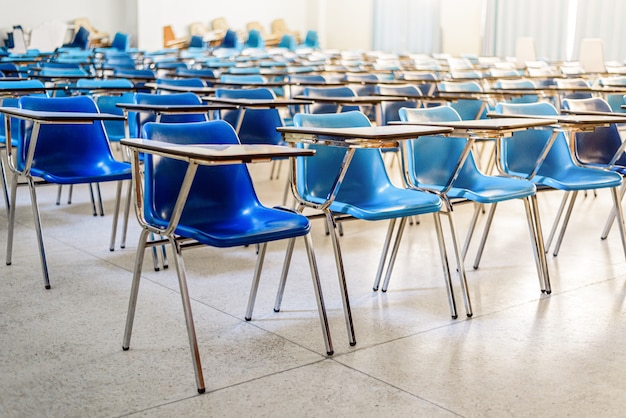 Interieur van een lege school klas