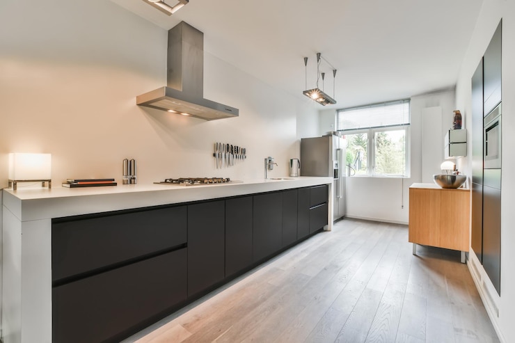 Foto interieur van een moderne keuken