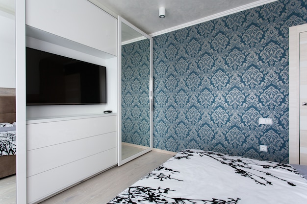 Interieur van een slaapkamer