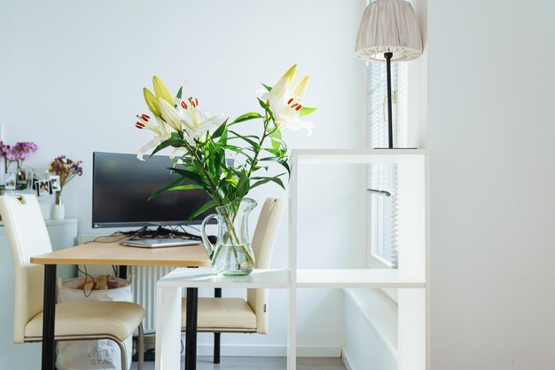 Interieur van een studioappartement