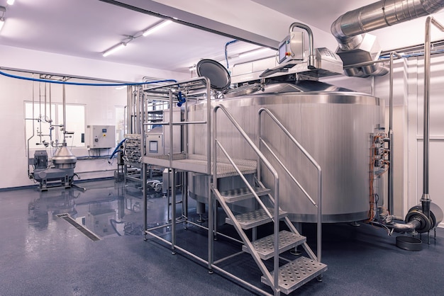 Interieur van een voedselverwerkingsfabriek
