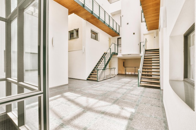 Interieur van het gebouw
