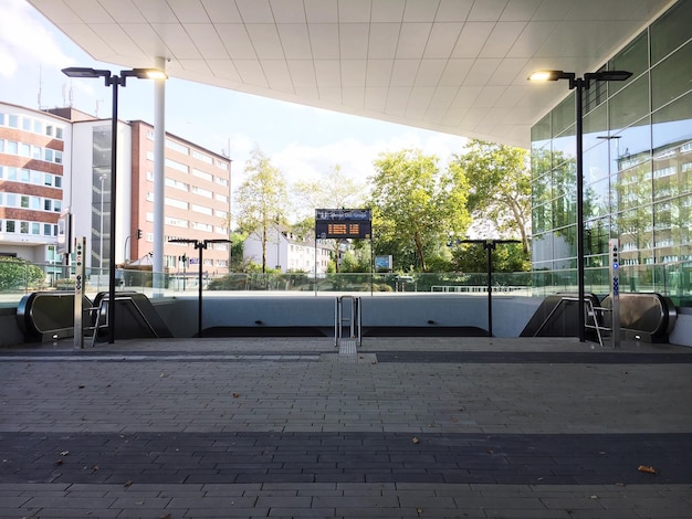 Foto interieur van het metrostation