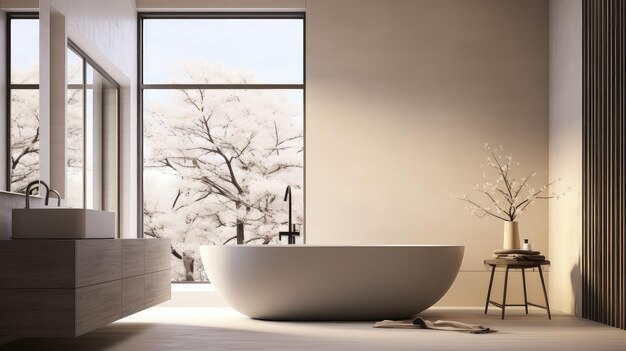 Interieurontwerp van badkuip