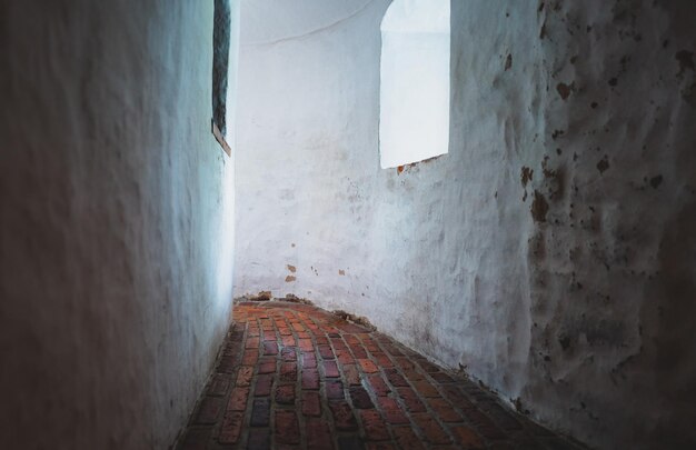 Photo interior of abandoned building