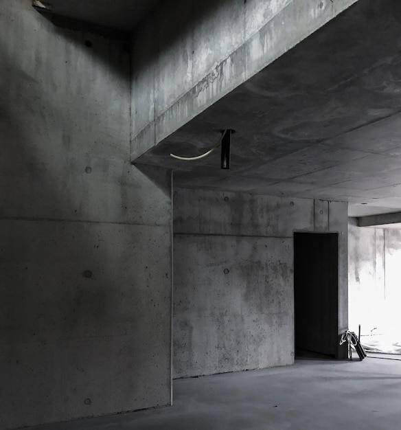 Photo interior of abandoned building