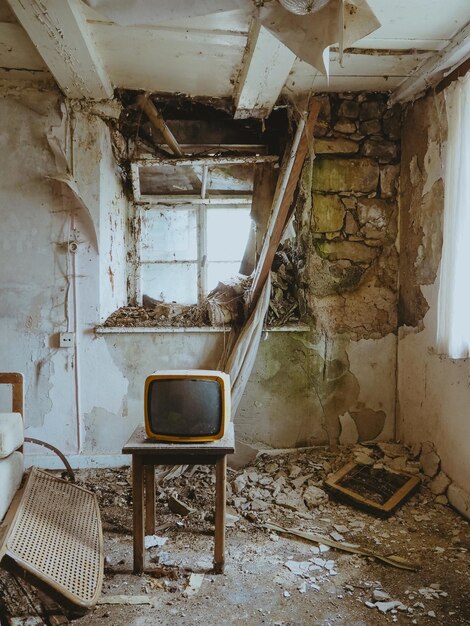 Photo interior of abandoned home