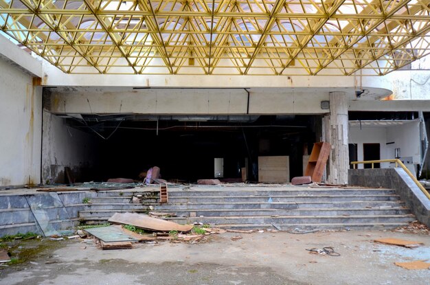 Photo interior of abandoned house