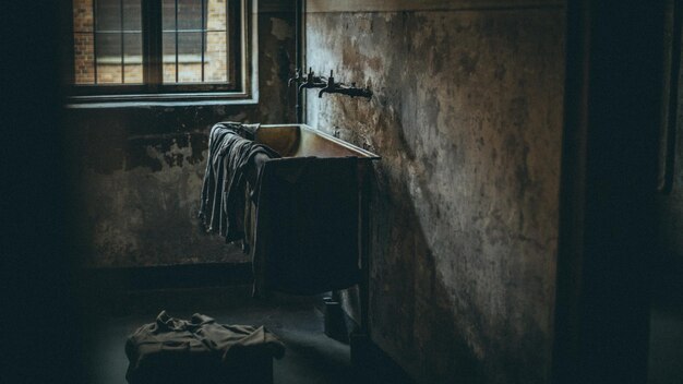 Photo interior of abandoned house