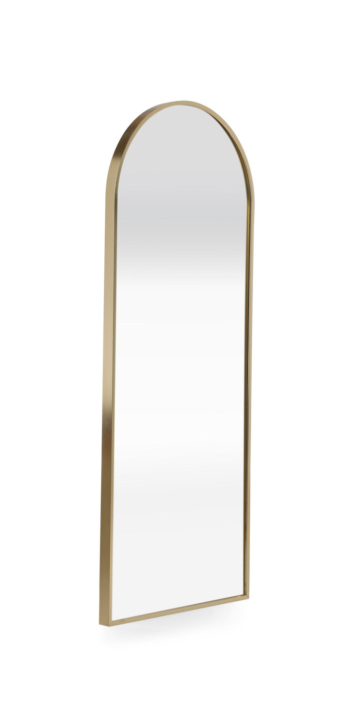 Photo interior accessories stylish mirror isolated on white