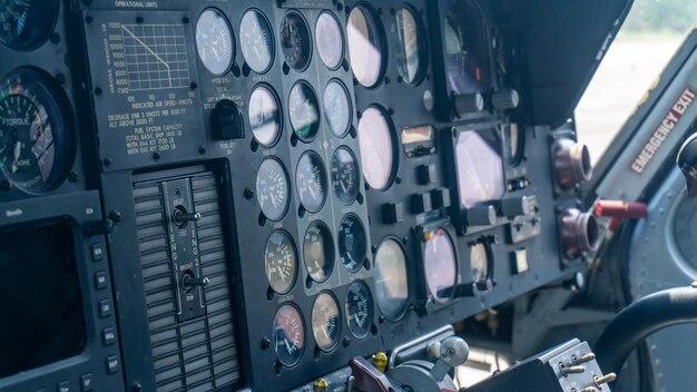 Interior of airplane