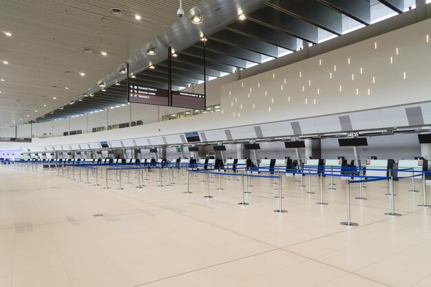 Photo interior of airport