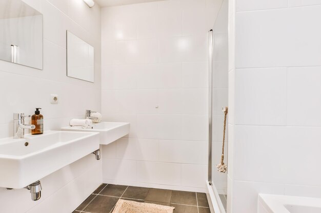 Photo interior of bathroom