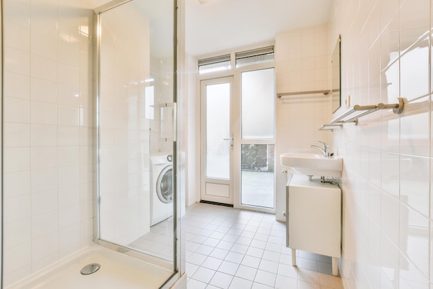 Interior of bathroom