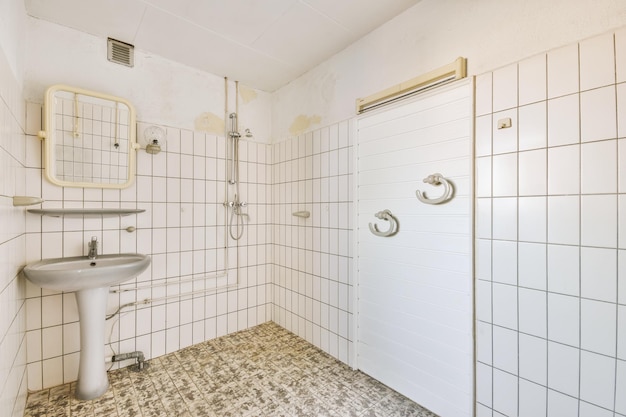 Photo interior of bathroom