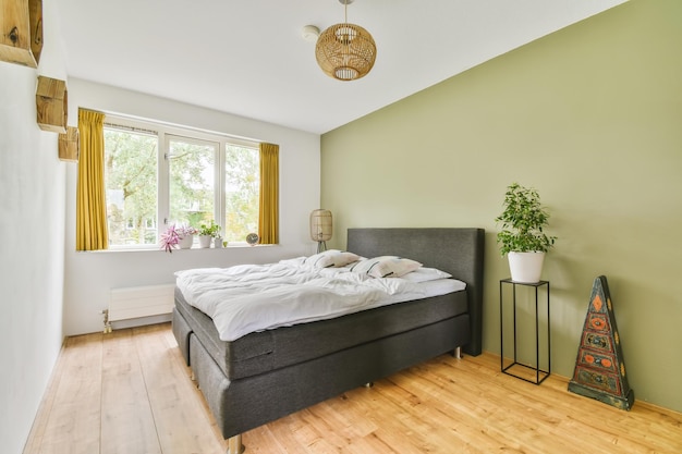 Photo interior of bedroom