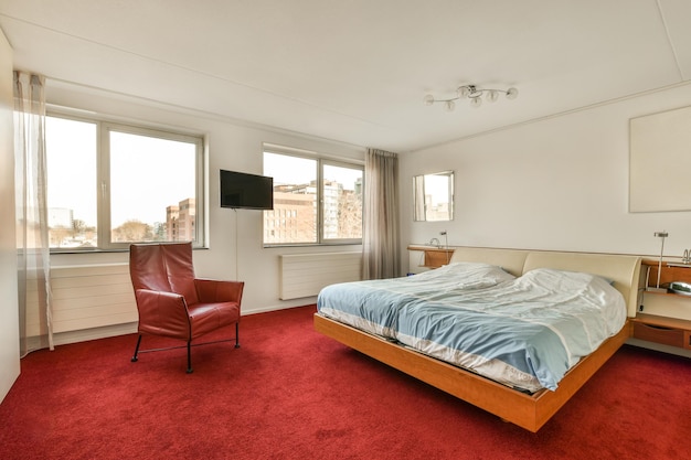 Photo interior of bedroom