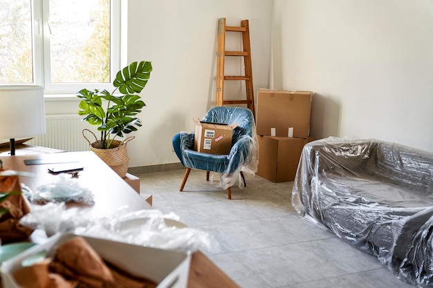 Photo interior of bedroom