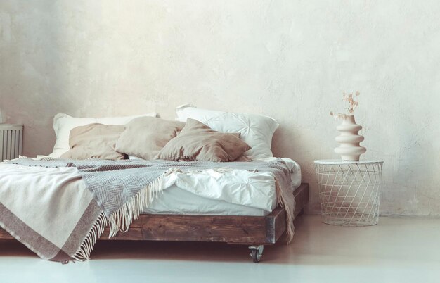 Photo interior of bedroom