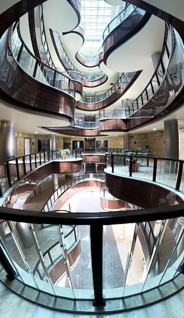 interior of big mall