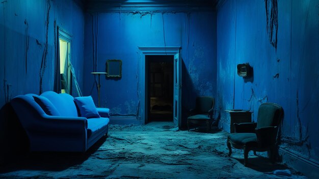 Interior of Blue Room