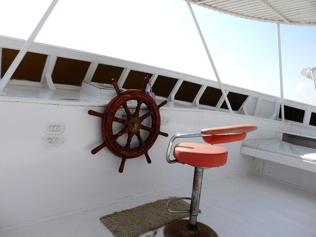 Foto interno della barca