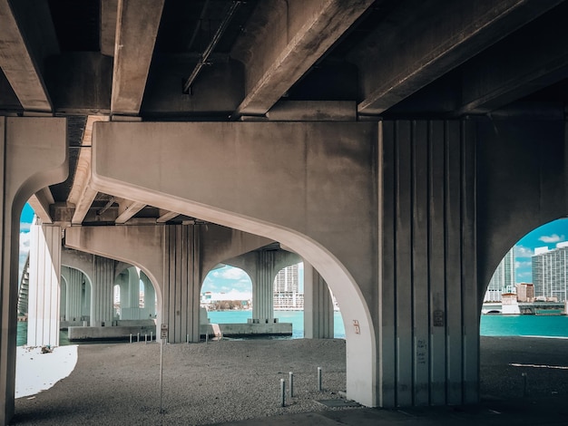 Photo interior of bridge