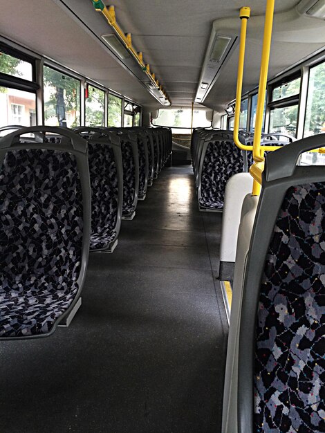 Photo interior of bus