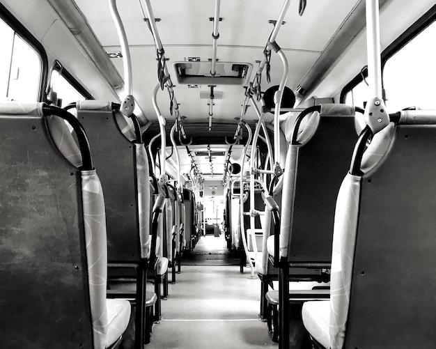 Photo interior of bus