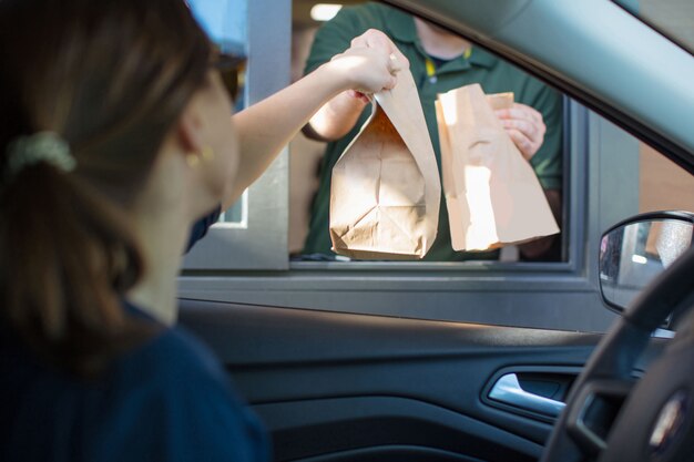 Interior car detail or drive concept