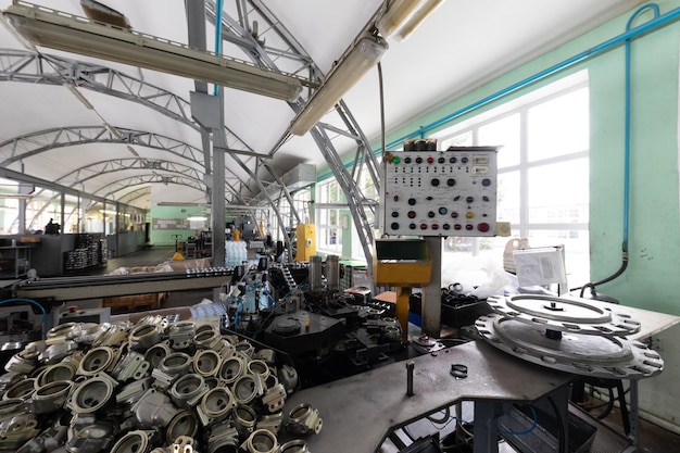 Photo interior of car factory