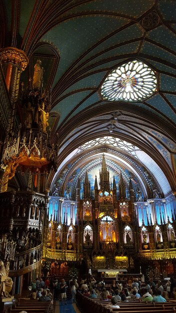 Photo interior of cathedral