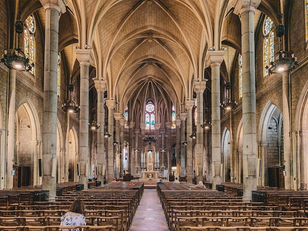 Interior of cathedral