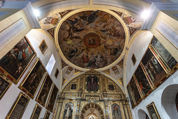 Interior of the Church of Our Lady of the Head, Churriana de la Vega