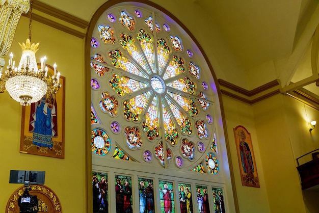 Interior of the church of the savior on spilled blood in new brunswik nj