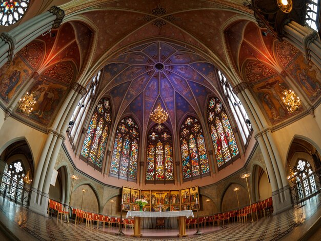 Interior of church