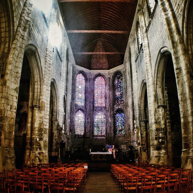 Interior of church