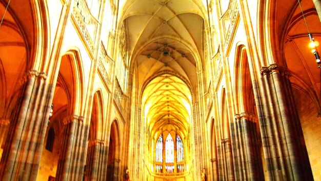 Interior of church