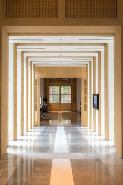 Photo interior corridor