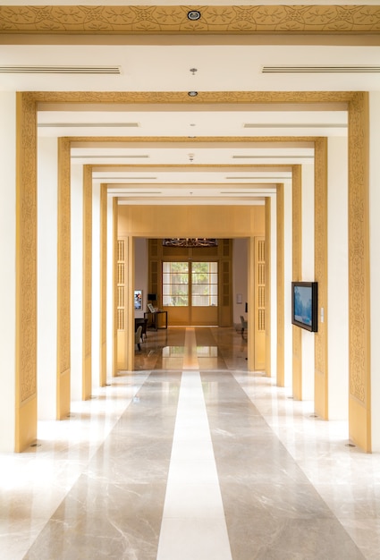 Photo interior corridor