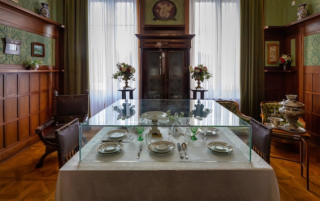 Interior of the Crimean residence of the last Russian Tsar Nicholas II in Livadia