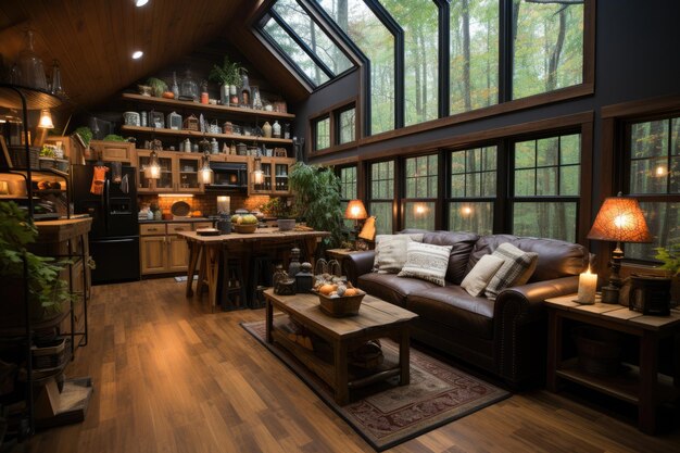 interior decoration cabin in the wood inspiration ideas