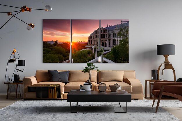 Interior decoration of the Royal Building living room