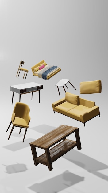 interior design concept Sale of home decorations and furniture During promotions and discounts it i