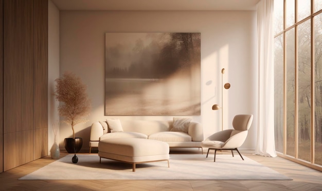 Дизайн интерьера уютной гостиной с стильным декором дивана и личными аксессуарами в современном декоре дома Шаблон