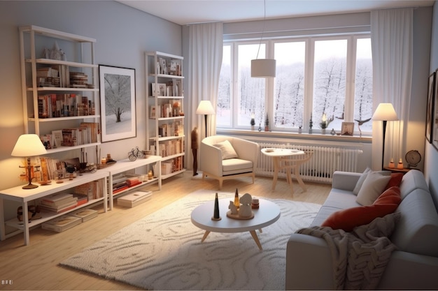 Interior Design created with Generative AI